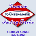 Genuine factory service and support only from the Formtek-Maine Service Group